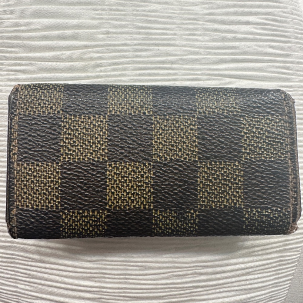 LOUIS VUITTON DAMIER EBENE 4 KEY HOLDER Authentic - Picture 2 of 13